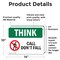 Signmission Safety Culture Sign, 14 in Width, Vinyl Decal, Rectangle OS-2PACK-TS-D-1014-L-11797 - alternate 4